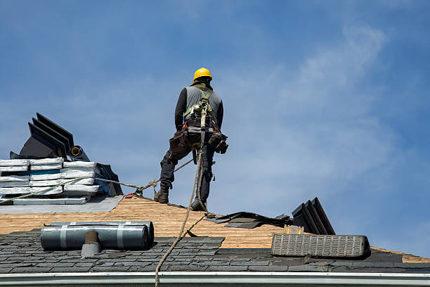 Professional Flat Roof Repair technician working in Aiken, SC